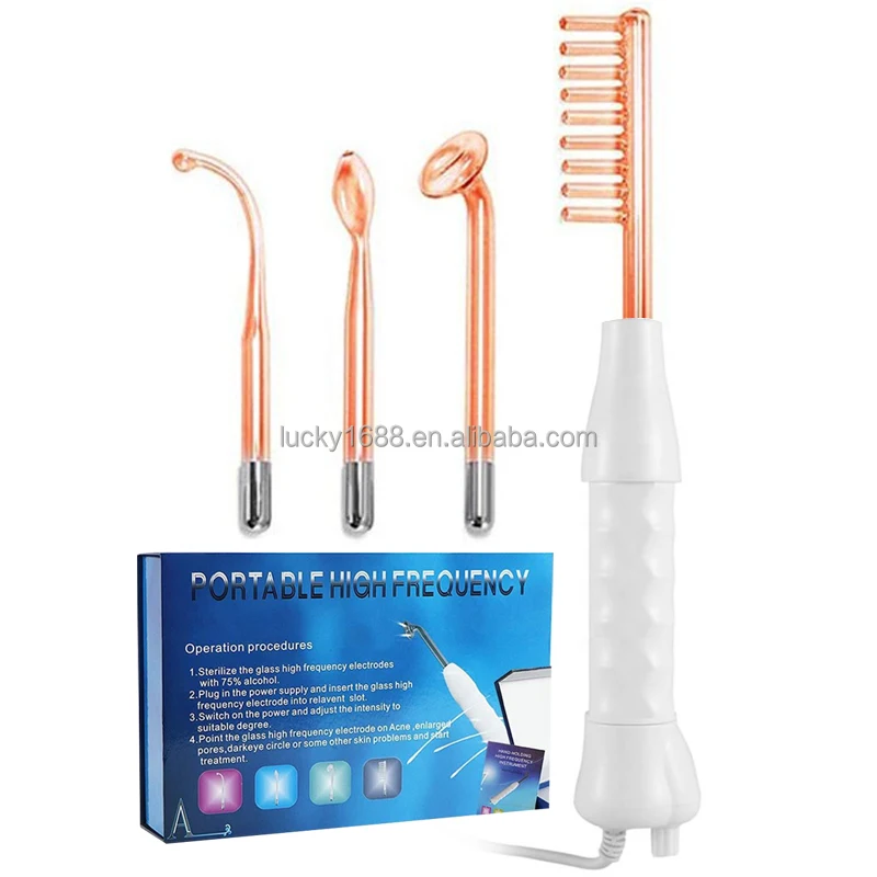 2021 Home use portable high frequency facial wand beauty equipment with orange color light glass tube Electrode
2021 Home use portable high frequency facial wand beauty equipment with orange color light glass tube Electrode