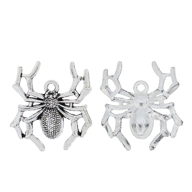Antique Silver Spider Charms Pendants for Necklace Bracelet Jewelry Making Accessories
Antique Silver Spider Charms Pendants for Necklace Bracelet Jewelry Making Accessories