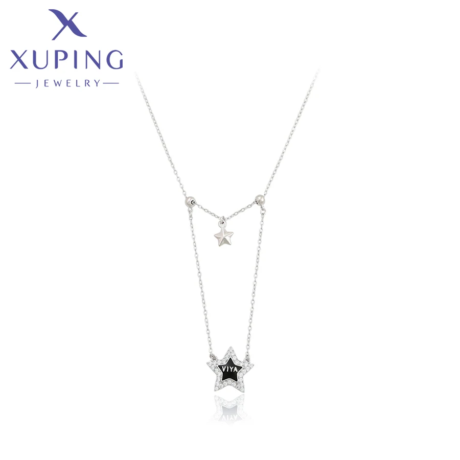 C000010121 xuping jewelry elegant cool fashion necklace platinum plated Synthetic CZ star necklace
C000010121 xuping jewelry elegant cool fashion necklace platinum plated Synthetic CZ star necklace