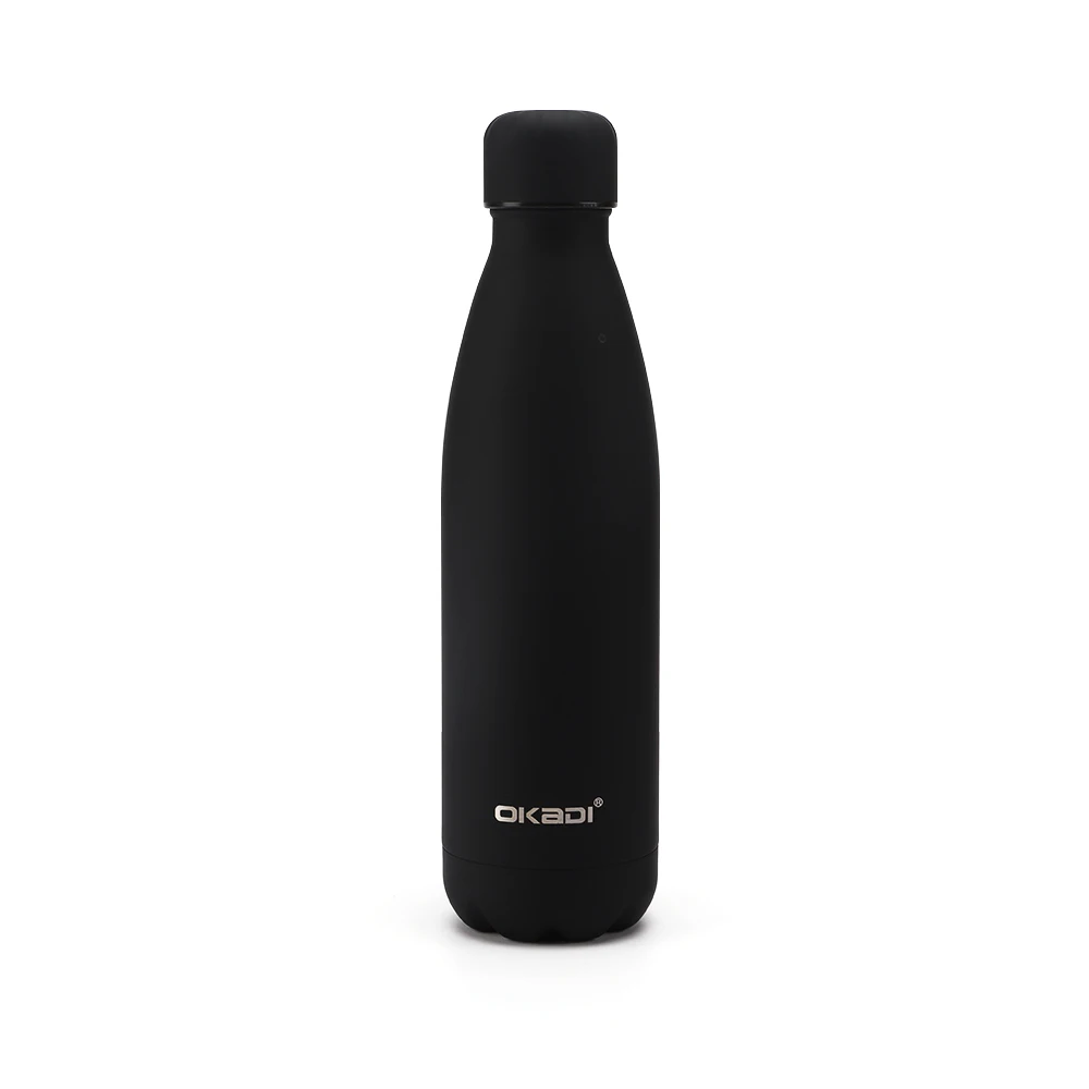 Hot sale stainless steel cola shaped drinking water bottle with matte finishing black water bottles
Hot sale stainless steel cola shaped drinking water bottle with matte finishing black water bottles