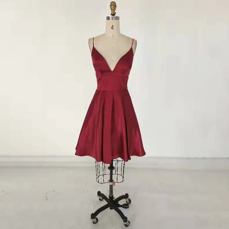 2020 new design v neck spaghetti strap ruffles short prom dresses homecoming dresses for ladies
2020 new design v neck spaghetti strap ruffles short prom dresses homecoming dresses for ladies