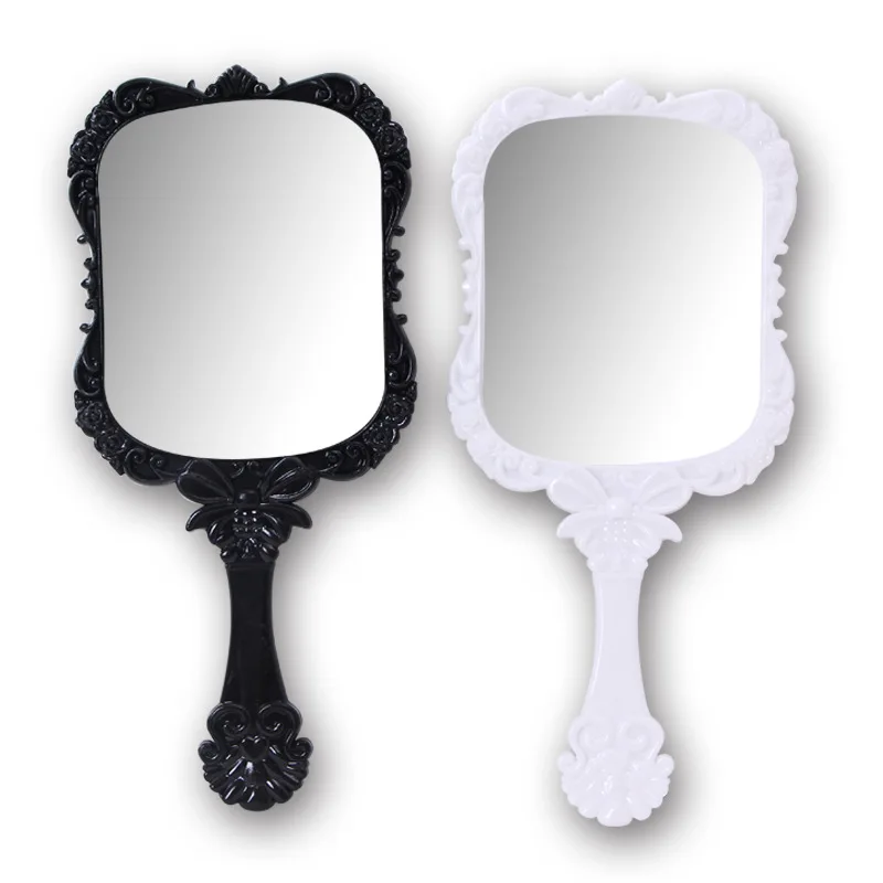 Amazon Hot Selling Popular Single Side Travel Handle Mirror Plastic Makeup Mirror, Black/white
Amazon Hot Selling Popular Single Side Travel Handle Mirror Plastic Makeup Mirror, Black/white