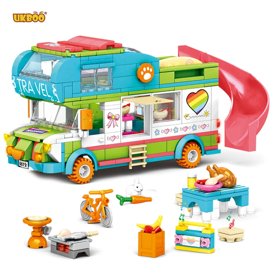 Free Shipping 433Pcs Princess Girls Birthday Gifts Assembling Building Brick Beach Camping Car Assembling City
Free Shipping 433Pcs Princess Girls Birthday Gifts Assembling Building Brick Beach Camping Car Assembling City
