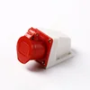 New Custom IP44 Red 240V 16 Amp 4 Pin Durable Industrial Site Female Plug Sockets