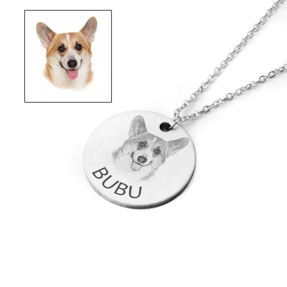 New design pet dog cat puppy photo round jewelry diy personalized collar accessories pendant chain necklace
New design pet dog cat puppy photo round jewelry diy personalized collar accessories pendant chain necklace