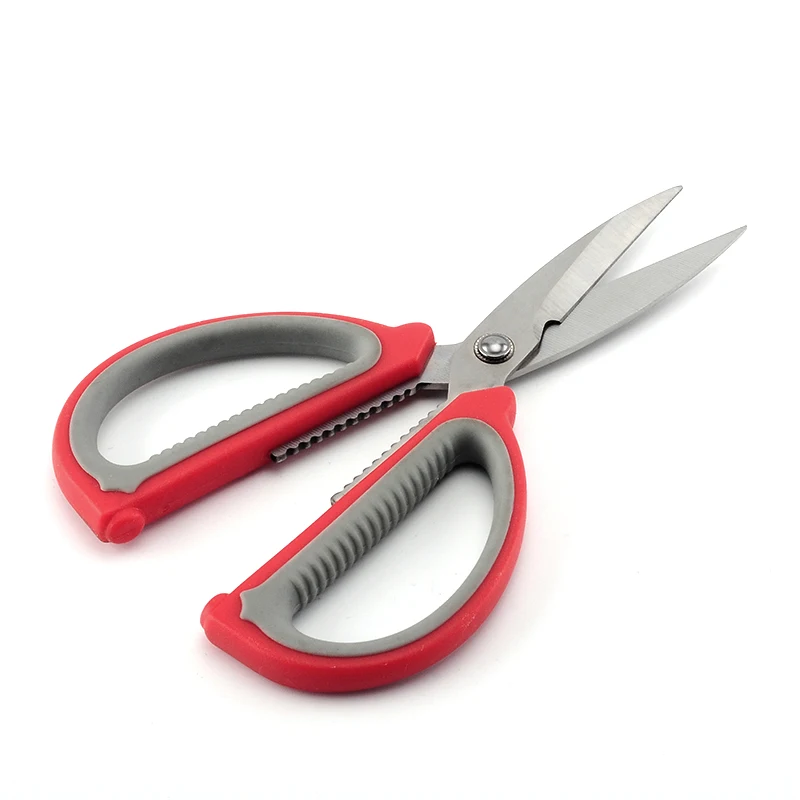 multi-cut open the beer cover cutting barbecue stainless steel 6.5 inch kitchen scissors household plastic handle scissor
multi-cut open the beer cover cutting barbecue stainless steel 6.5 inch kitchen scissors household plastic handle scissor