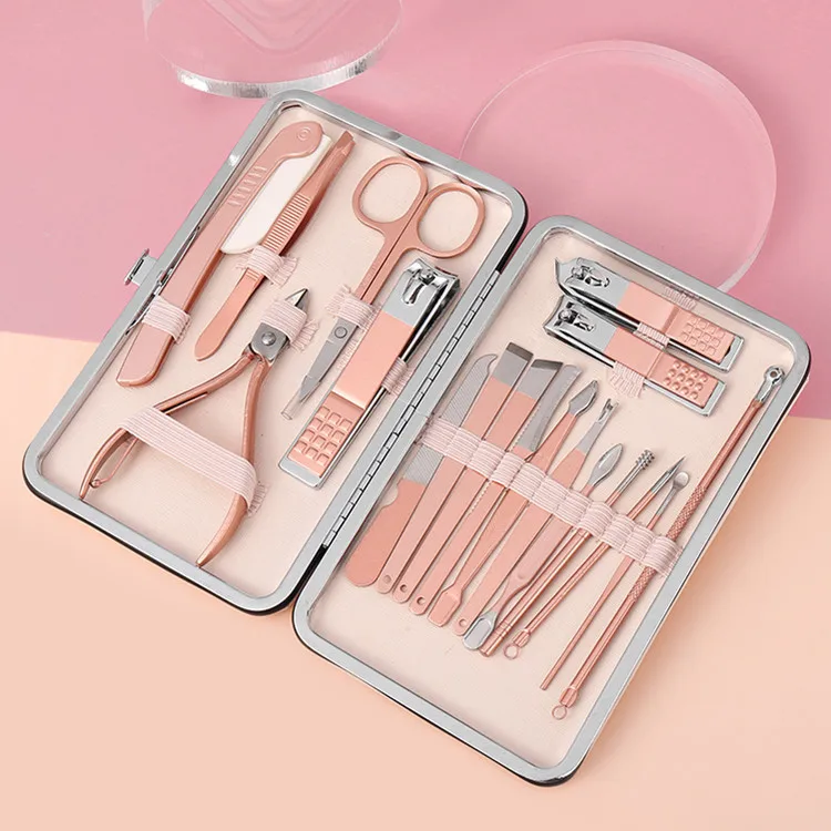 New Color Girls Rose Gold Stainless Steel Travel Baby Manicure Set For women, Rainbow
New Color Girls Rose Gold Stainless Steel Travel Baby Manicure Set For women, Rainbow