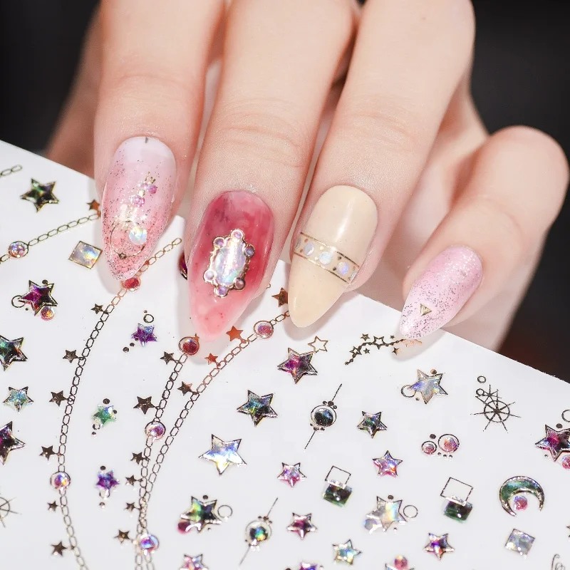 40 Sheet Diamond Magic Stars Moon Universe 3D Nail Art Stickers Constellation Nail Design Stickers of DIY Nails Accessories
40 Sheet Diamond Magic Stars Moon Universe 3D Nail Art Stickers Constellation Nail Design Stickers of DIY Nails Accessories