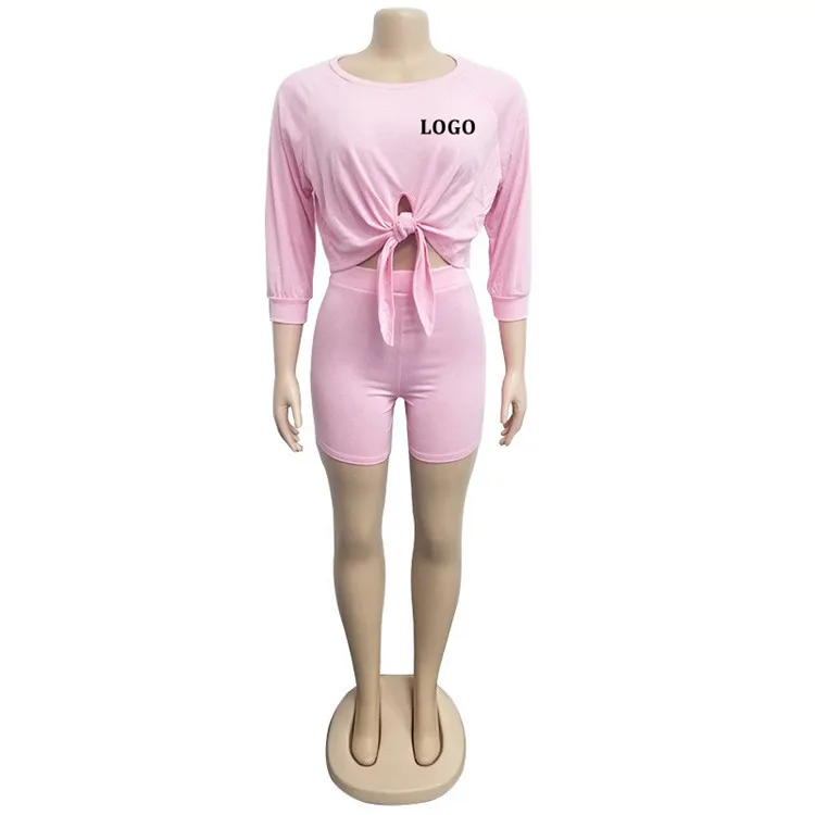 LH 2021 Wholesale Summer Clothing Crop Top Short Pants Two Piece Set Joggers Sets Outfits 2 Piece Lounge Wear Women
LH 2021 Wholesale Summer Clothing Crop Top Short Pants Two Piece Set Joggers Sets Outfits 2 Piece Lounge Wear Women