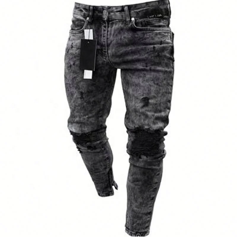 Voogue Fashion embroidery men's Hole Jeans Ripped Jeans For Men Slim Denim Skinny Pants Trouser, Customized color
Voogue Fashion embroidery men's Hole Jeans Ripped Jeans For Men Slim Denim Skinny Pants Trouser, Customized color