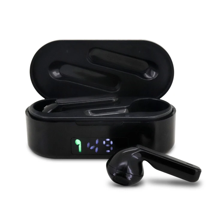 5.0 High Quality Smart In Ear True Beatstudio Headset Bluetooth Wireless With Led Display, Black
5.0 High Quality Smart In Ear True Beatstudio Headset Bluetooth Wireless With Led Display, Black