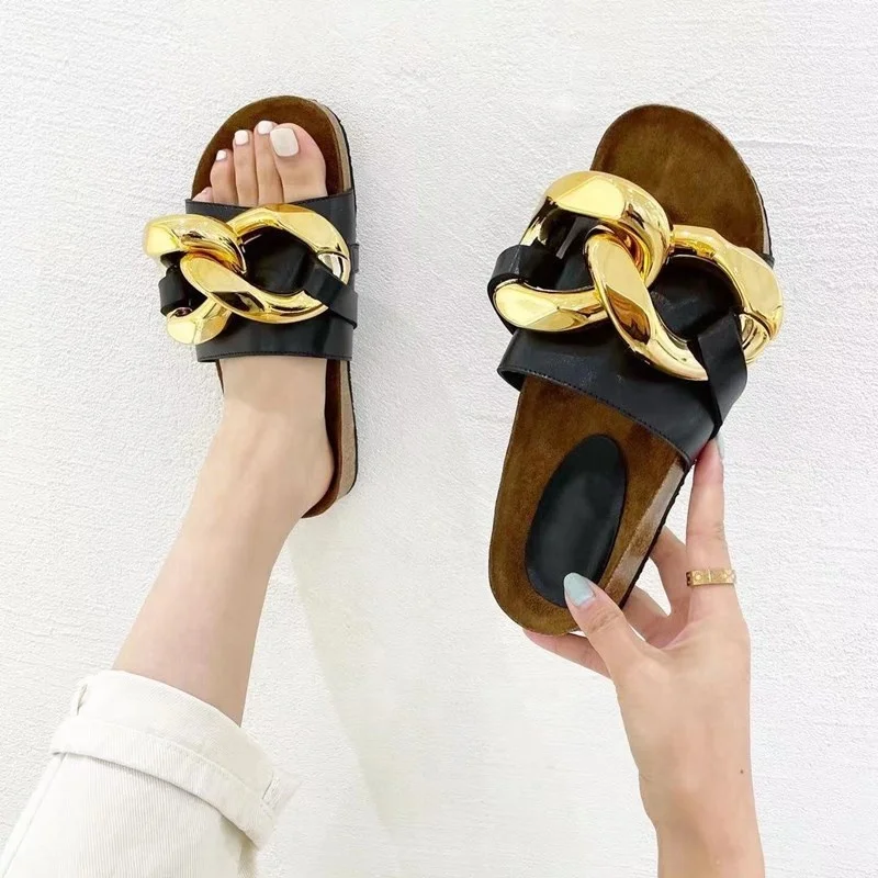 Summer Open Toe Fashion Shoes Sandal Women Fashion Slippers Home Sexy Chain Slides Shoes Big Size 41, Black,white,brown
Summer Open Toe Fashion Shoes Sandal Women Fashion Slippers Home Sexy Chain Slides Shoes Big Size 41, Black,white,brown