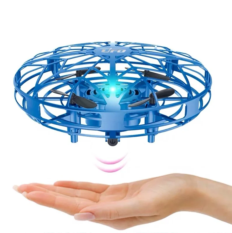 

Infrared Induction Aircraft Flying Ball Toys Hand Operated RC Helicopter Quadcopter Drone Mini Drone UFO For Kids, Multi color