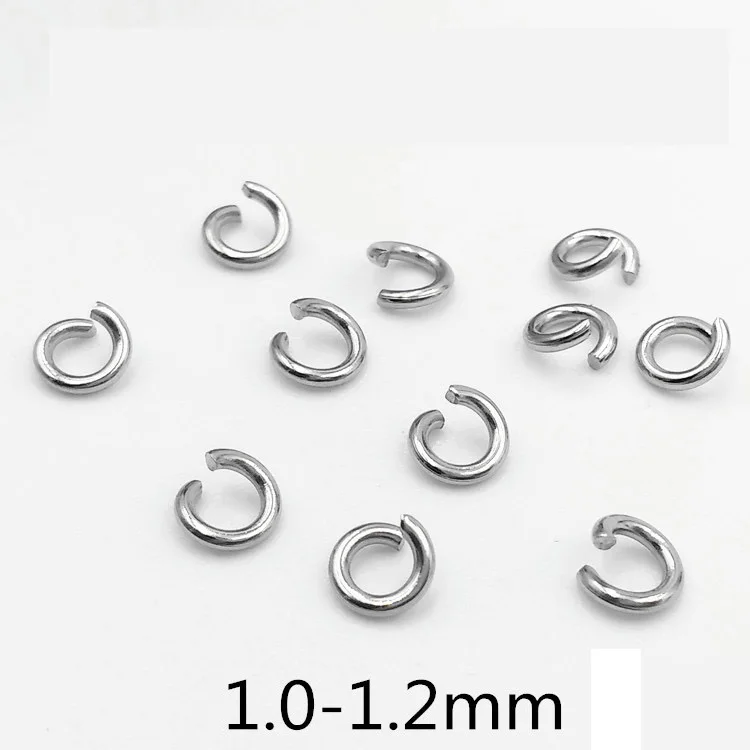 

Wholesale stainless steel jump ring necklace link ring for necklace diy finding Contact customer service before purchase, Colors customized