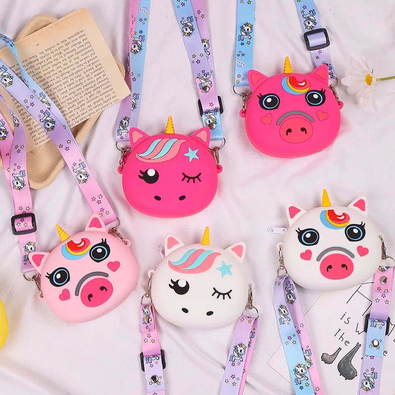 Crossbody Messenger Bag Cute Girls Cartoon Silica Gel Princess unicorn fashion cross body kid purse, Customizable
Crossbody Messenger Bag Cute Girls Cartoon Silica Gel Princess unicorn fashion cross body kid purse, Customizable