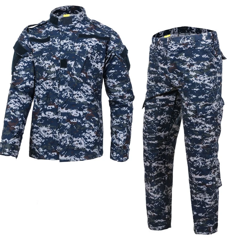 Wholesale ACU Suit Blue Marine Camouflage Royal Navy Military Uniform, Customized color
Wholesale ACU Suit Blue Marine Camouflage Royal Navy Military Uniform, Customized color