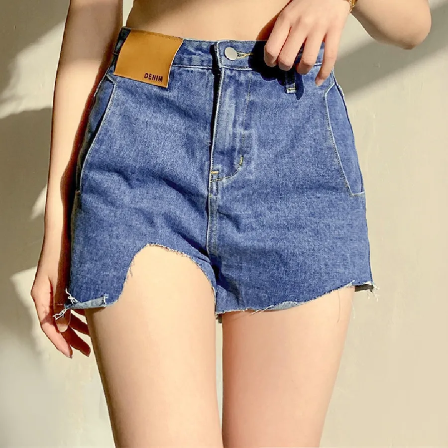 Nibber W21P01193 Amazing Design Custom Asymmetrical Low Split Casual Streetwear Hot Sexy Women Lady Denim Hot Shorts Short Jeans, Blue
Nibber W21P01193 Amazing Design Custom Asymmetrical Low Split Casual Streetwear Hot Sexy Women Lady Denim Hot Shorts Short Jeans, Blue