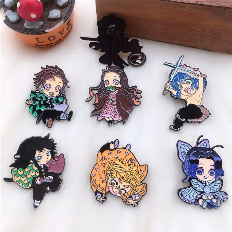 High Quality Jewelry Supply Men's and Women's Universal Anime Brooch Demon Slayer Blade Koroma Tanjirou Cartoon Badge, As picture
High Quality Jewelry Supply Men's and Women's Universal Anime Brooch Demon Slayer Blade Koroma Tanjirou Cartoon Badge, As picture