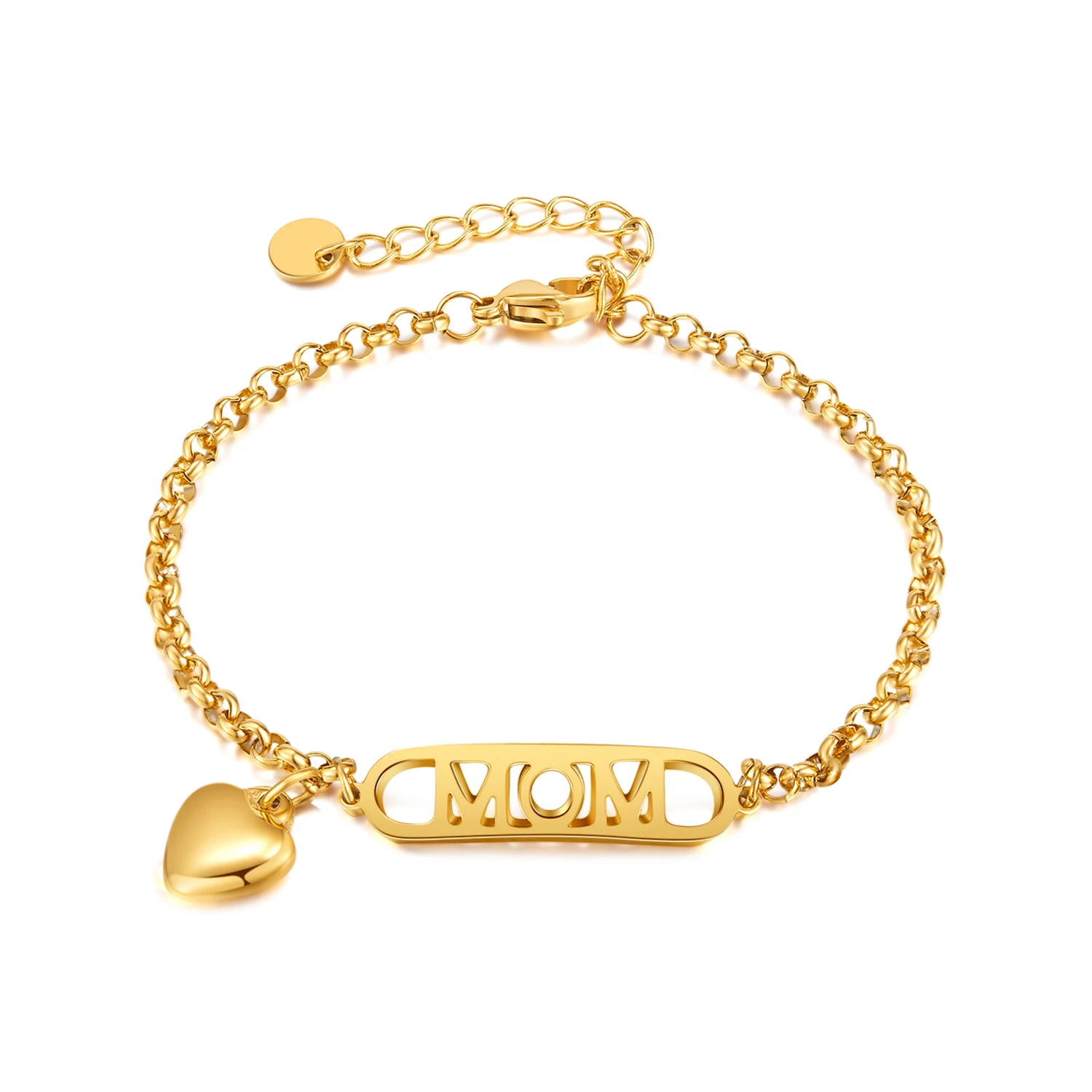 New design jewelry Custom Gift 18k Gold gold plated heart shaped stainless steel bracelet women
New design jewelry Custom Gift 18k Gold gold plated heart shaped stainless steel bracelet women