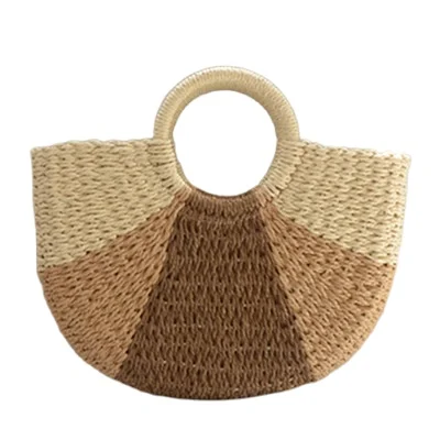 2021 Straws Rattan Woven Messenger Summer Beach Purse Fashion Designer Small Round Shoulder Ladies Straw Bag Handbag For Women, Multicolor 
2021 Straws Rattan Woven Messenger Summer Beach Purse Fashion Designer Small Round Shoulder Ladies Straw Bag Handbag For Women, Multicolor