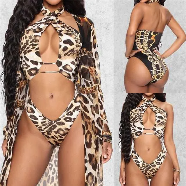 2021 New Two-piece Sexy Leopard Print One-piece Swimsuit With Cloak Wholesale, Picture color
2021 New Two-piece Sexy Leopard Print One-piece Swimsuit With Cloak Wholesale, Picture color