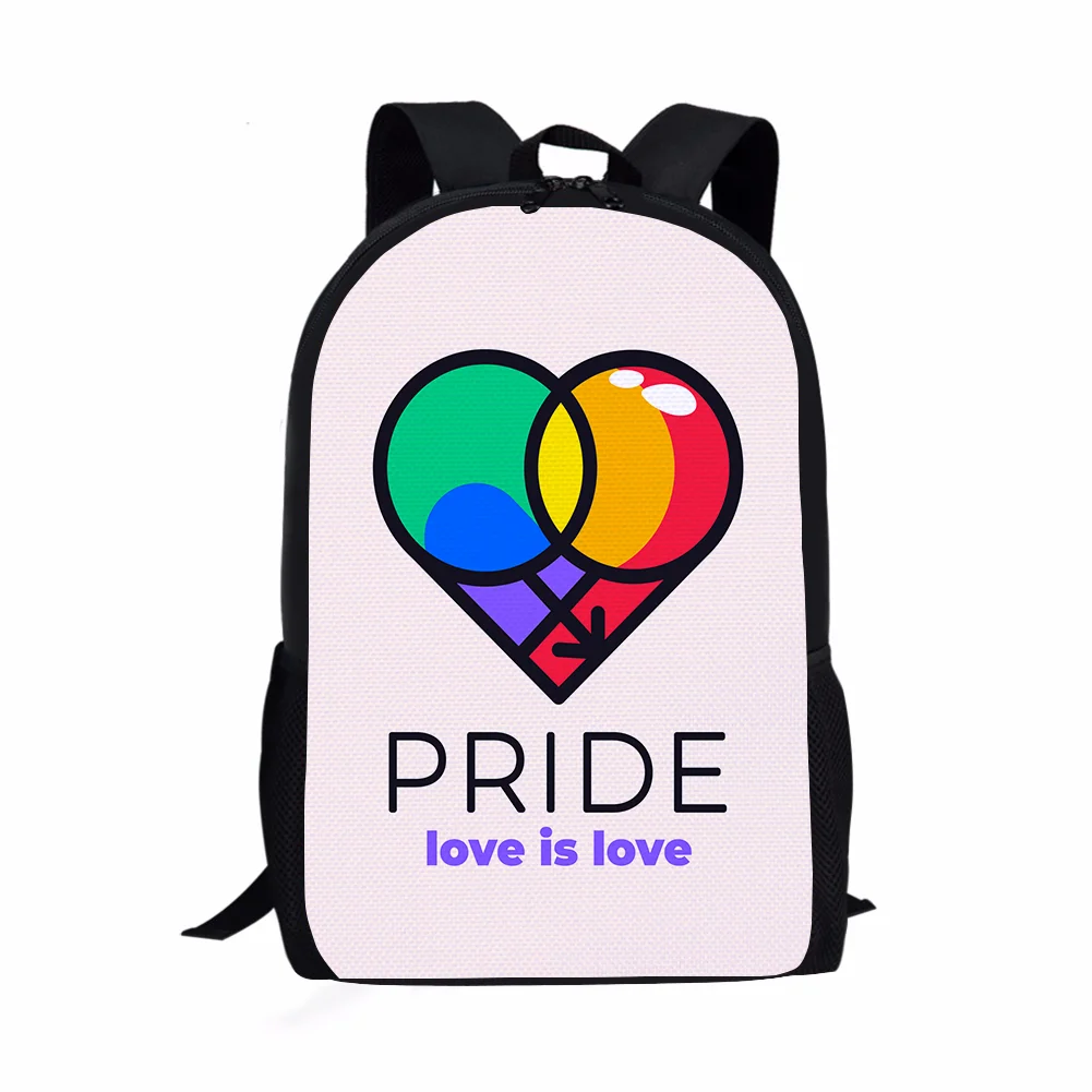 

2022 New Design Custom Pride Day LGBT Rainbow Logo Souvenir Event Party Supplies Gift For Unisex Lesbian Gay Casual Backpack