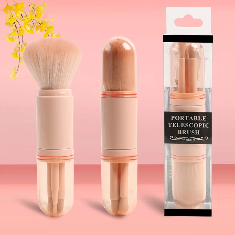 High Quality 4in1 Multifunction Synthetic Hair Mini Eyebrush Retractable Travel Makeup Brush Portable Beauty Tool, Pink/green
High Quality 4in1 Multifunction Synthetic Hair Mini Eyebrush Retractable Travel Makeup Brush Portable Beauty Tool, Pink/green