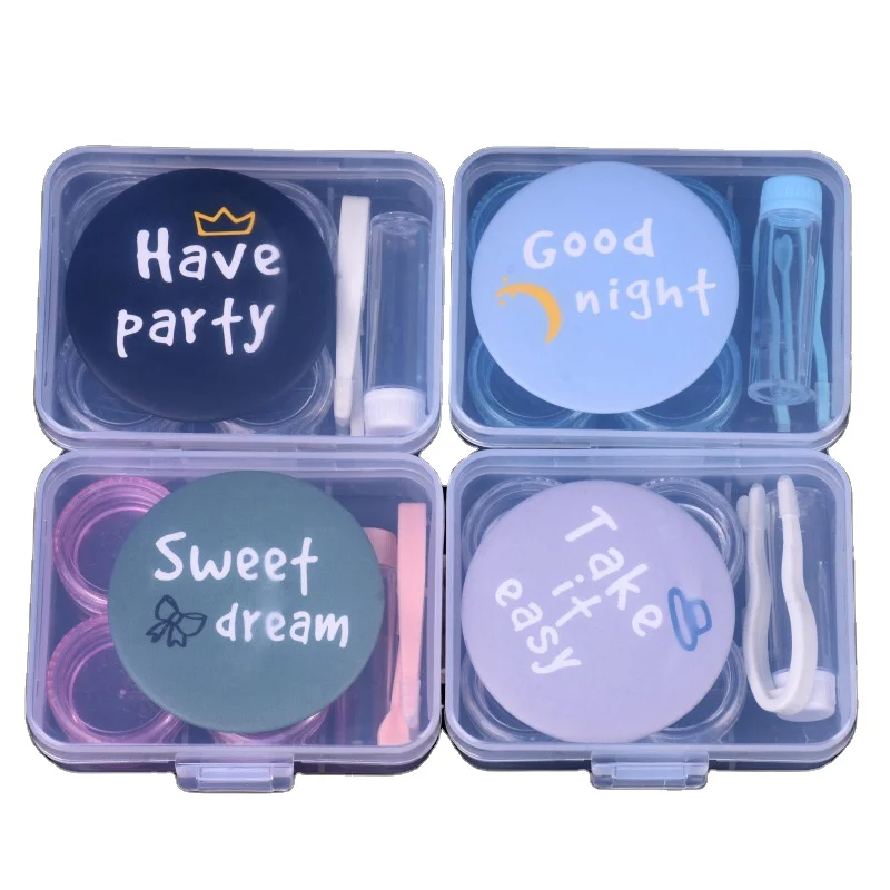 Customizable Cartoon Letter Contact Lenses Case Boxes 2 Pairs Travel kit Portable Contact Lens Cases with Mirror, Customized
Customizable Cartoon Letter Contact Lenses Case Boxes 2 Pairs Travel kit Portable Contact Lens Cases with Mirror, Customized