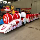 Amusement park or shopping mall famous game electric trackless train small amusement park trains