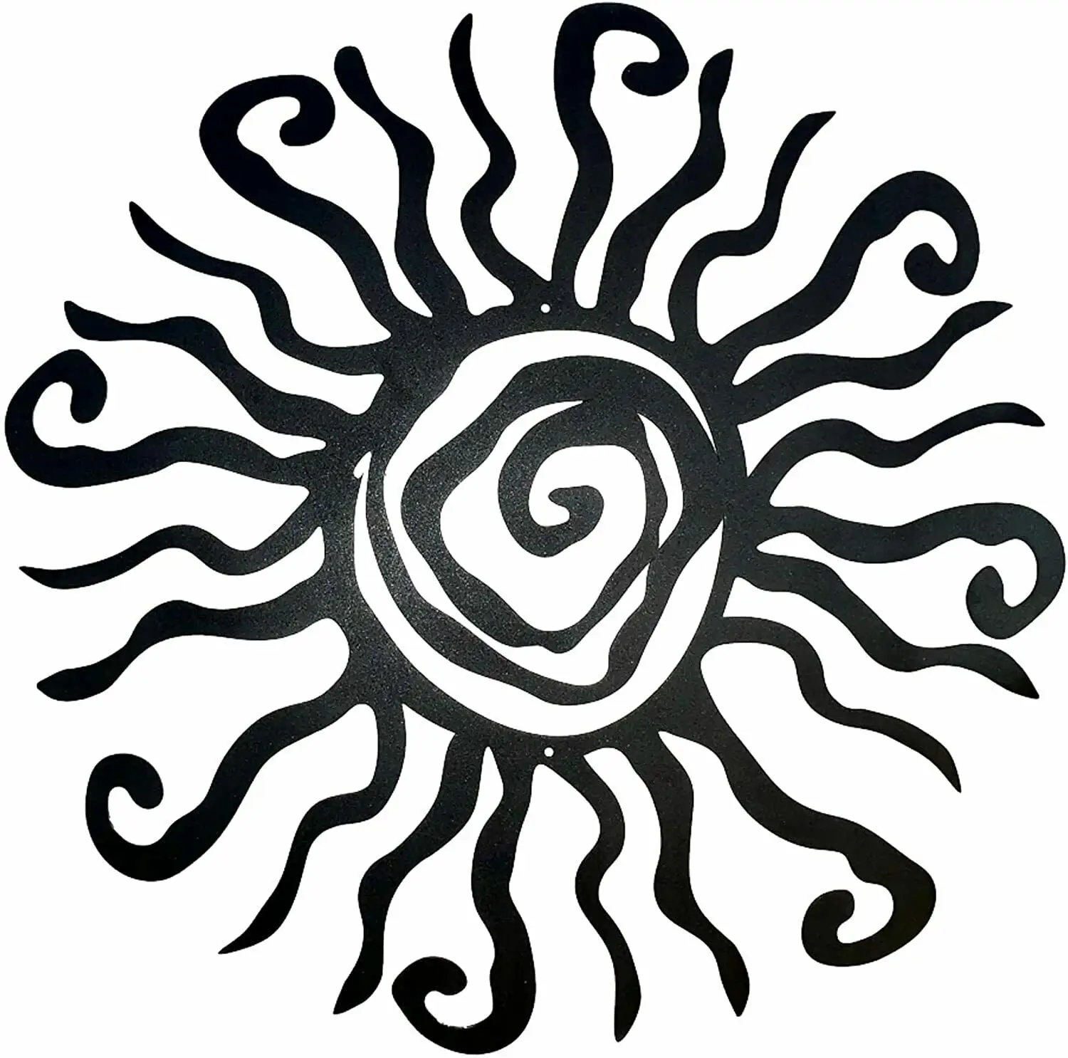 Yinfa Riverside Designs Wacky Sun Metal Wall Art Steel Outdoor Decor (Black) TY2259
Yinfa Riverside Designs Wacky Sun Metal Wall Art Steel Outdoor Decor (Black) TY2259