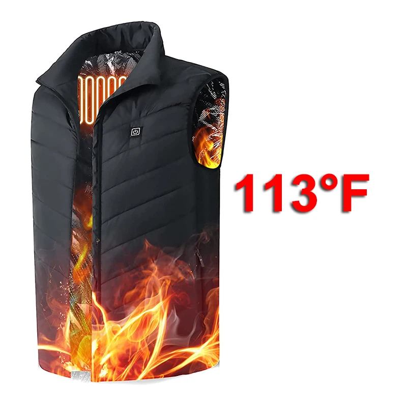 Winter 9 Areas Warm Thermal USB Smart Electrical Heating Temperature Controller Sleeveless Heated Vest Jacket For Men and Women, Black, grey,green
Winter 9 Areas Warm Thermal USB Smart Electrical Heating Temperature Controller Sleeveless Heated Vest Jacket For Men and Women, Black, grey,green