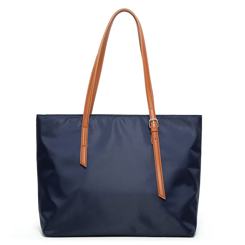 Ready To Ship Cheap Women Light Weight Waterproof Nylon Tote Bag With Leather Handles, 4 colors or customized colors
Ready To Ship Cheap Women Light Weight Waterproof Nylon Tote Bag With Leather Handles, 4 colors or customized colors