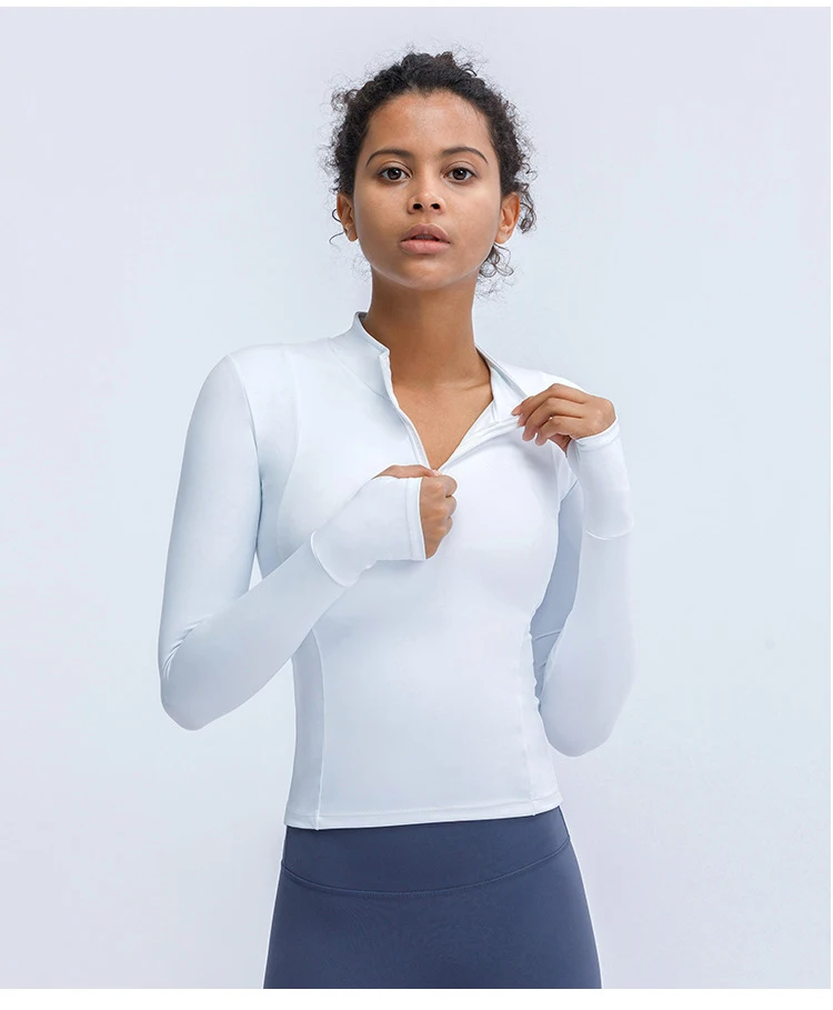 White Half Zipper Horse Long Sleeves Riding Tops Equestrian Base Layer Racing Shirt Quick Dry Women Equestrian Clothing
White Half Zipper Horse Long Sleeves Riding Tops Equestrian Base Layer Racing Shirt Quick Dry Women Equestrian Clothing