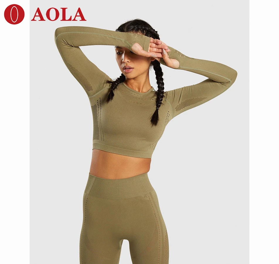 AOLA Women Sets Womens Gym Wear Pink Two Piece Workout Clothing Fitness Leggings Black Seamless Yoga Pants Set, Black/blue/gray/orange/pink
AOLA Women Sets Womens Gym Wear Pink Two Piece Workout Clothing Fitness Leggings Black Seamless Yoga Pants Set, Black/blue/gray/orange/pink