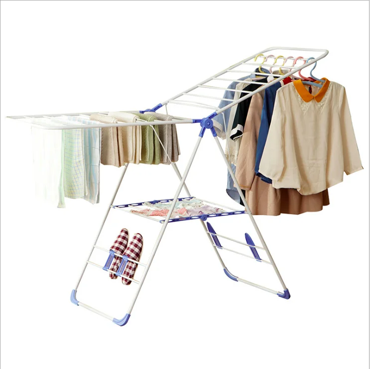 Butterfly Floor Collapsible Folding Clothes Rack, Elegant Design Metal Plastic Drying Rack Clothes Shoes Hanger
Butterfly Floor Collapsible Folding Clothes Rack, Elegant Design Metal Plastic Drying Rack Clothes Shoes Hanger