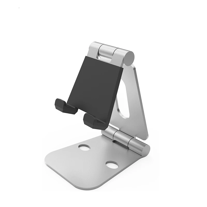 New Style Portable Mobile Phone Stand Desk Holder Tablet Stand Double-Folded Metal Aluminum Multi-Angle Adjustment, Black/silver/pink.gold
New Style Portable Mobile Phone Stand Desk Holder Tablet Stand Double-Folded Metal Aluminum Multi-Angle Adjustment, Black/silver/pink.gold