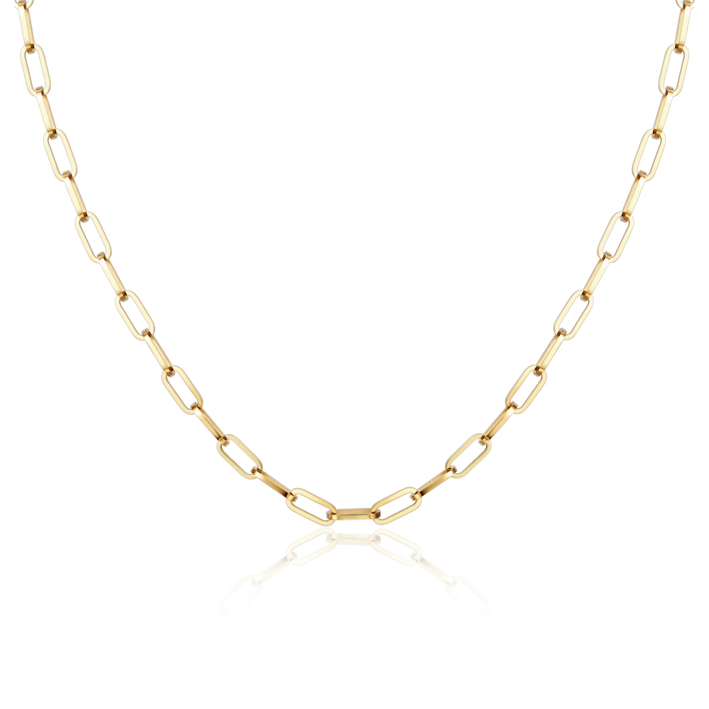 Popular Punk Paperclip Link Chain Necklace Choker Rectangle Paper Clip Chain Necklace
Popular Punk Paperclip Link Chain Necklace Choker Rectangle Paper Clip Chain Necklace