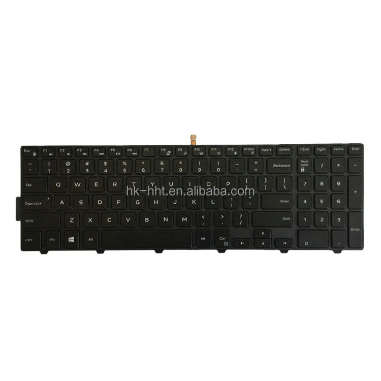 

HK-HHT New laptop keyboard for Dell Inspiron 15 15-3000 3541 3542 3543 Keyboard US backlit Black