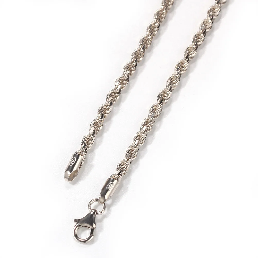 Hip hop Real 925 sterling silver twist chain gold silver color yoga saphire peace necklace
Hip hop Real 925 sterling silver twist chain gold silver color yoga saphire peace necklace