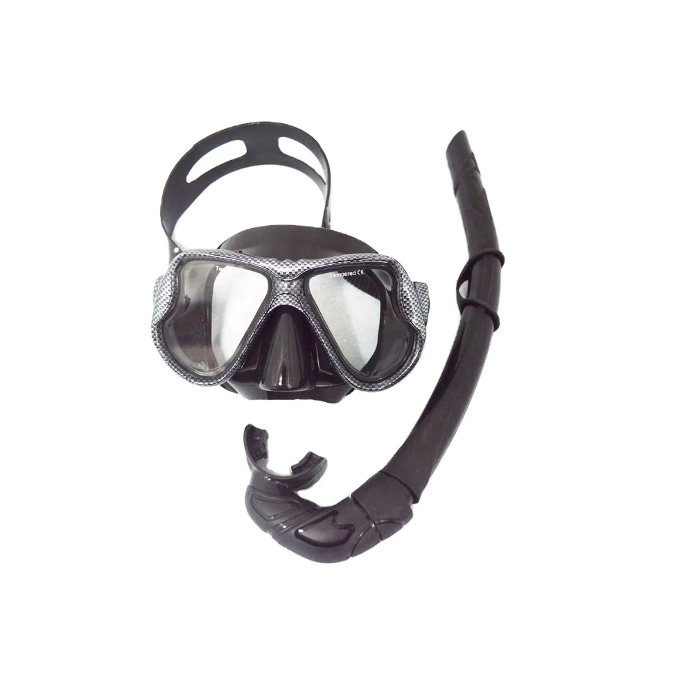 China manufacturer diving mask set tempered glass lens silicone strap diving mask snorkel set M22S12, Black
China manufacturer diving mask set tempered glass lens silicone strap diving mask snorkel set M22S12, Black