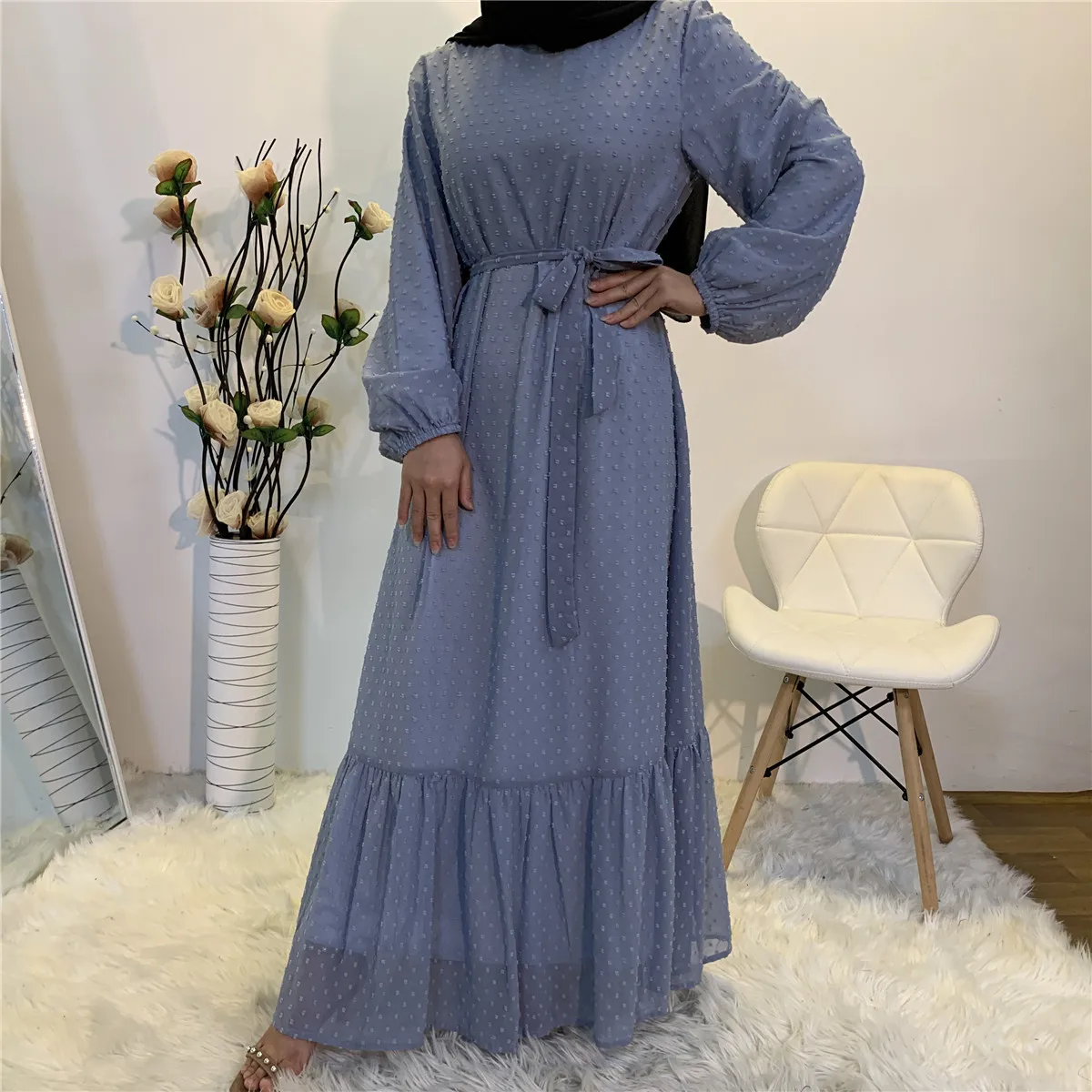 Islamic dress muslim dress chiffon ruffled abaya casual long sleeve maxi dresses turkey islamic, 5 colors
Islamic dress muslim dress chiffon ruffled abaya casual long sleeve maxi dresses turkey islamic, 5 colors