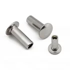 Nipple Down Engraved Galvanized Hinges Punches paper Aluminum For Cookware Ladder Binding Rivet Wholesale