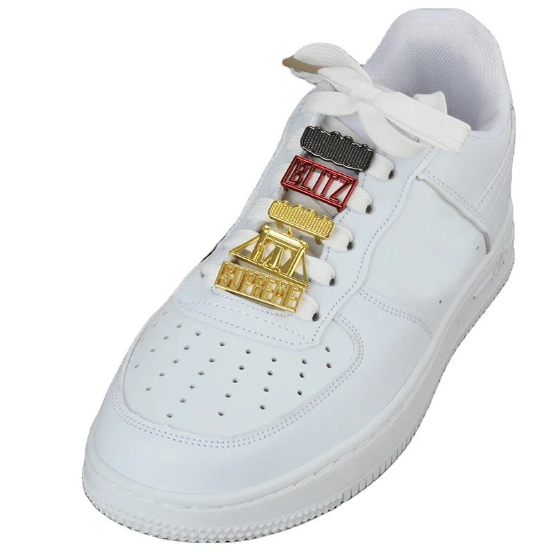 Creative Luxury Letter Shoelaces Charms Metal Dubrae For Women Men Air Sports Casual Basketball Shoes Laces Label shoelace lock, White,green,yellow,pink,blue
Creative Luxury Letter Shoelaces Charms Metal Dubrae For Women Men Air Sports Casual Basketball Shoes Laces Label shoelace lock, White,green,yellow,pink,blue
