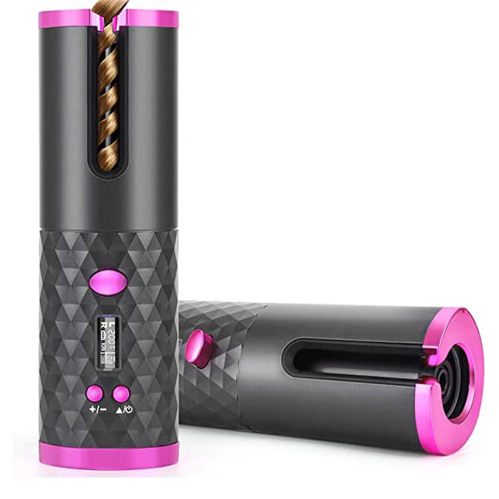 Customized Mini USB Rechargeable Auto Cordless Rotating Magic Hair Curling Iron Wireless Electric hair rotating curler
Customized Mini USB Rechargeable Auto Cordless Rotating Magic Hair Curling Iron Wireless Electric hair rotating curler