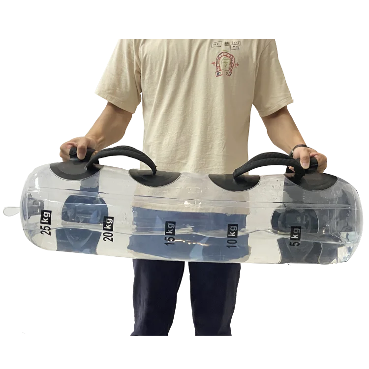Amazon hot sale custom logo leak proof PVC water weight aqua bag for body building indoor training, Transparent
Amazon hot sale custom logo leak proof PVC water weight aqua bag for body building indoor training, Transparent