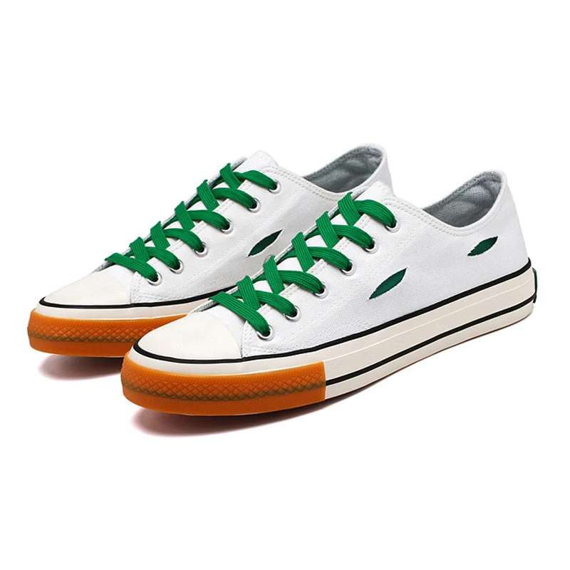 CM8540 wholesale low cup simple lace up vulcanized canvas shoes manufacturer, White, black/yellow, black/blue
CM8540 wholesale low cup simple lace up vulcanized canvas shoes manufacturer, White, black/yellow, black/blue
