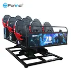 2019 3D Glasses 7D Cinema 9 Seats 9D VR Cinema