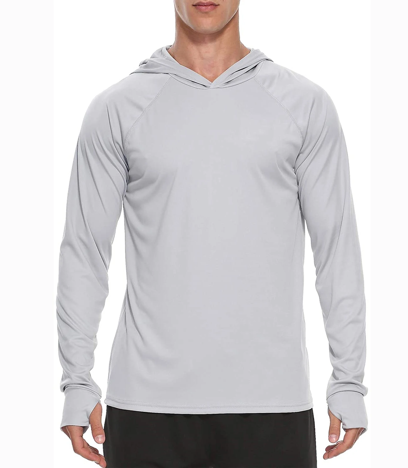 Wholesale Men's UPF 50+ Sun Protection Long Sleeve Shirts Rashguard Hoodie Running Outdoor T-Shirts with Thumbholes, Customized color 
Wholesale Men's UPF 50+ Sun Protection Long Sleeve Shirts Rashguard Hoodie Running Outdoor T-Shirts with Thumbholes, Customized color