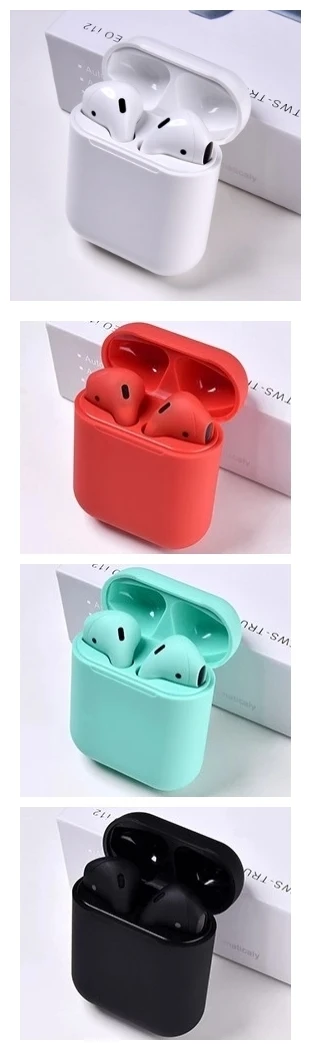 i12 TWS 2019 NEW RedMark Original BT Bluetooth 5.0 Earphone Wireless 40mAh/350mAh Touch control Earbuds Sport Headsets tws i12 - ANKUX.COM