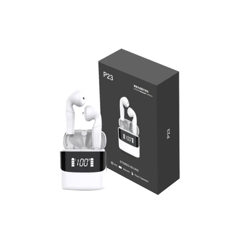 Wireless TWS 5.1 Blue Tooth Earphones P23 Earbuds With Mic For Smartphone, Black, white, pink, green
Wireless TWS 5.1 Blue Tooth Earphones P23 Earbuds With Mic For Smartphone, Black, white, pink, green